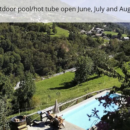 Appartamento Drei-zimmer-wohnung La Mucca In Gignod By Interhome