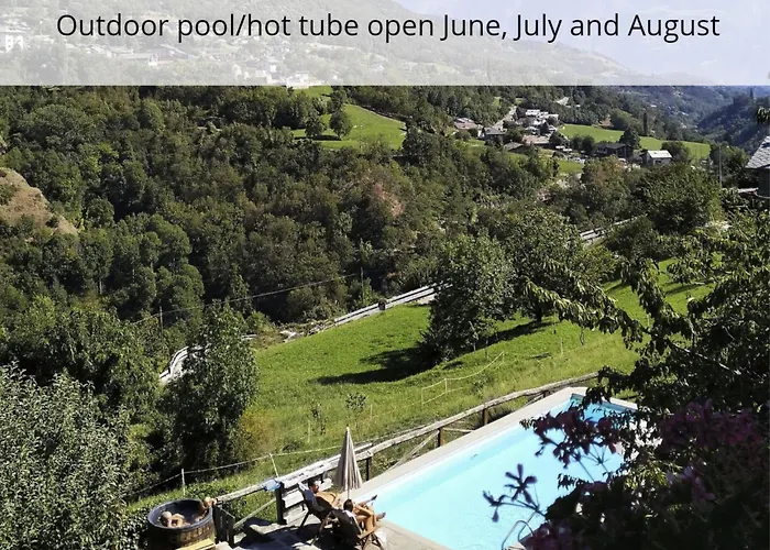 Appartamento Drei-zimmer-wohnung La Mucca In Gignod By Interhome